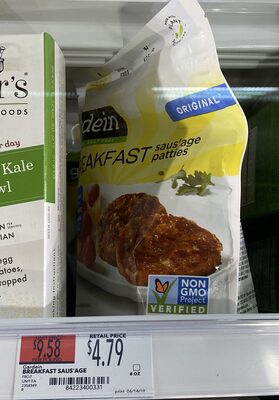 Original Breakfast Saus'Ge Patties, Original