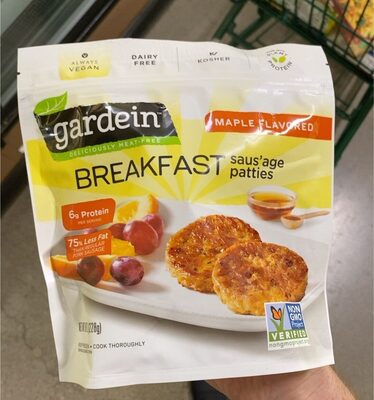 Maple Flavored Breakfast Saus'Ge Patties, Maple