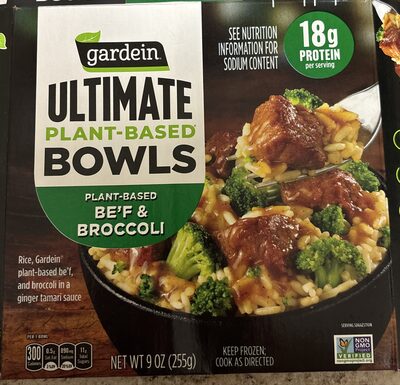 Be'F & Broccoli Ultimate Plant-Based Bowls, Be'F & Broccoli
