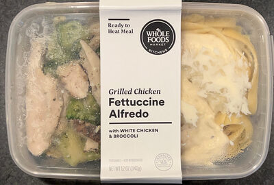 Grilled Chicken Fettuccine Alfredo With Broccoli, Grilled Chicken Fettuccine Alfredo