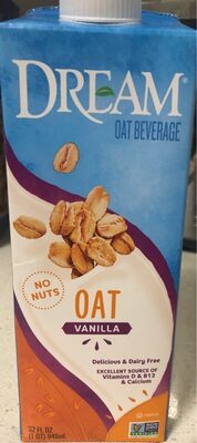 Vanilla Oat Beverage, Vanilla