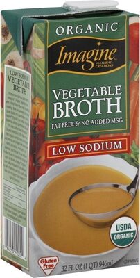 Vegetable Organic Low Sodium Broth, Vegetable