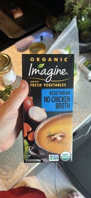 Vegetarian No-Chicken Organic Broth, Vegetarian No-Chicken