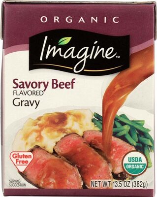 Savory Beef Flavored Organic Gravy, Savory Beef