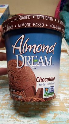 Almond Dream, Non-Dairy Frozen Dessert, Chocolate, Chocolate