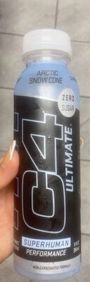 Arctic Snow Cone Flavored Superhuman Performance Energy Drink, Arctic Snow Cone