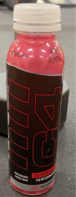 Fruit Punch Flavored Superhuman Performance Energy Drink, Fruit Punch