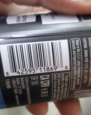 Icy Blue Razz Flavored Ultimate Superhuman Performance Energy Drink, Icy Blue Razz