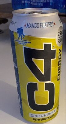 Mango Foxtrot Performance Energy Drink, Mango