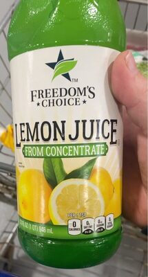 Lemon Juice From Concentrate