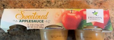 Sweetened Applesauce, Sweetened