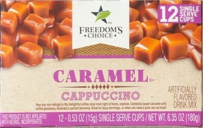 Caramel Flavored Cappuccino Drink Mix, Caramel