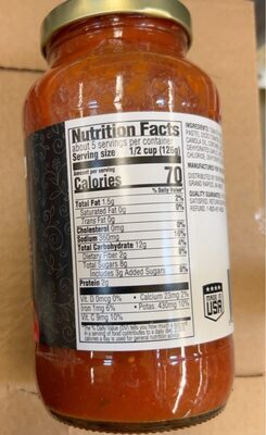 Traditional Pasta Sauce, Traditional