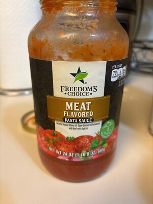 Meat Flavored Pasta Sauce, Meat