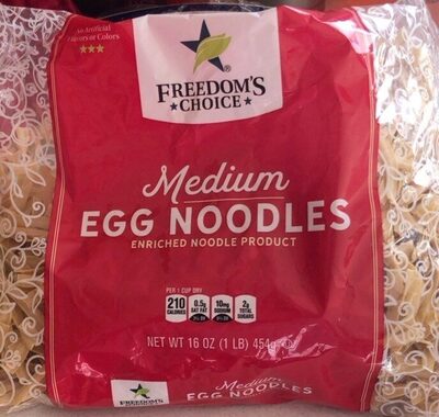 Enriched Noodle Product, Medium Egg Noodles