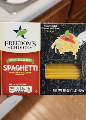 Enriched Macaroni Product, Spaghetti