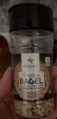 Everything Bagel Sesame Seasoning Blend With Sea Salt, Garlic, Onion & Poppy Seeds, Everything Bagel
