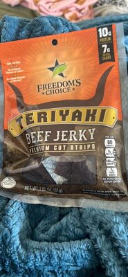 Teriyaki Premium Cut Strips Beef Jerky, Teriyaki