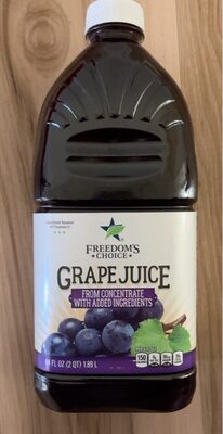 Grape Juice From Concentrate, Grape