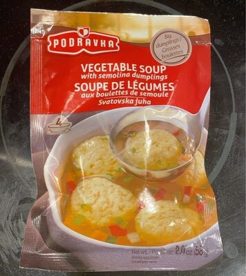 Semolina Dumplings Vegetable Soup