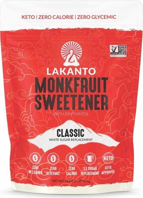 Classic Monkfruit Sweetener With Erythritol, Classic