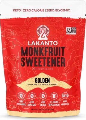 Golden Monkfruit Sweetener With Erythritol, Golden