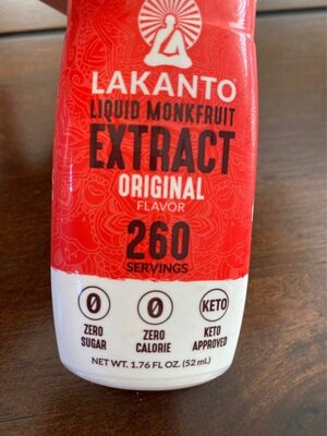 Original Monk Fruit Extract Drops, Original