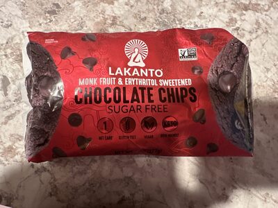 Chocolate Chips Sweetened With Monkfruit, Chocolate Chips