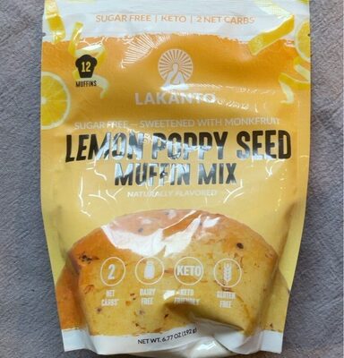 Lemon Poppy Seed Muffin Mix, Lemon Poppy Seed