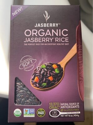 Jasberry Organic Rice, Jasberry
