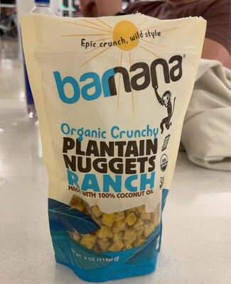 Ranch Organic Crunchy. Plantain Nuggets, Ranch