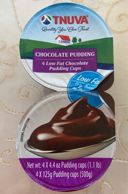 Chocolate Low Fat Pudding Cups, Chocolate