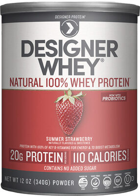 Natural 100% Whey Protein* Powder, Summer Strawberry