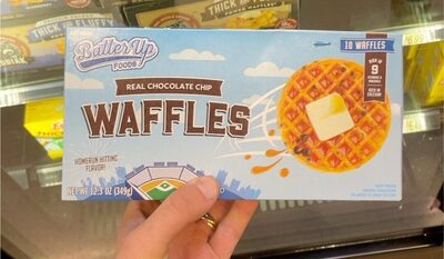 Real Chocolate Chip Waffles, Chocolate Chip
