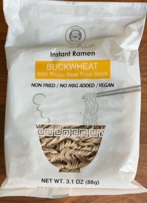 Buckwheat With Shoyu Base Instant Ramen Soup Stock, Buckwheat With Shoyu Base
