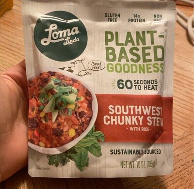 Loma Linda Southwest Chunky Stew With Rice, 10 Oz