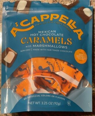 Mexican Hot Chocolate Caramels With Marshmallows, Mexican Hot Chocolate With Marshmallows