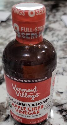 Cranberries & Honey Apple Cider Vinegar, Cranberries & Honey