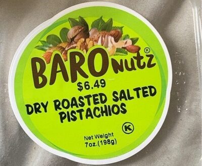 Dry Roasted Salted Pistachios, Dry Roasted Salted