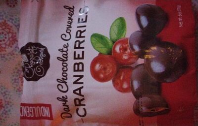 Dark Chocolate Covered Cranberries, Dark Chocolate