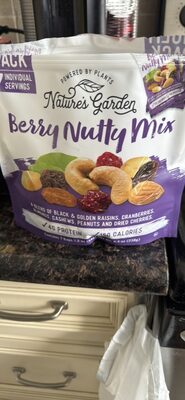 Berry Nutty A Blend Of Black & Golden Raisins, Cranberries, Almonds, Cashews, Peanuts And Dried Cherries Mix, Berry Nutty
