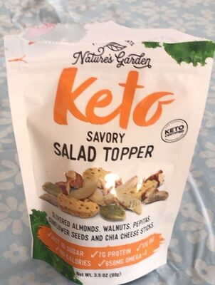 Slivered Almonds, Walnuts, Pepitas, Sunflower Seeds And Chia Cheese Sticks Keto Savory Salad Topper, Slivered Almonds, Walnuts, Pepitas, Sunflower Seeds And Chia Cheese Sticks