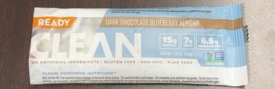 Dark Chocolate Blueberry Almond Clean Bar, Dark Chocolate Blueberry Almond