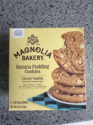 Classic Vanilla With White Chocolate Chips Banana Pudding Cookies, Banana; Vanilla; White Chocolate