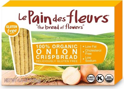Onion 100% Organic Crispbread, Onion