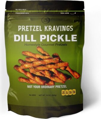 Dill Pickle Homestyle Gourmet Pretzels, Dill Pickle