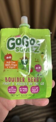 Boulder Berry Fruit & Veggies On The Go, Boulder Berry