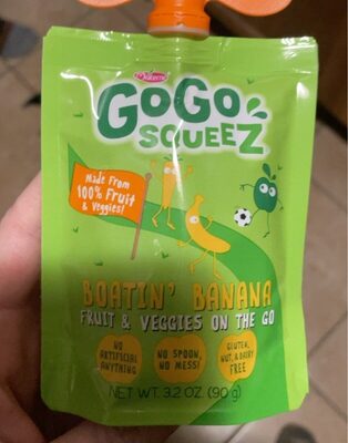 Boatin' Banana Fruit & Veggies On The Go, Boatin' Banana