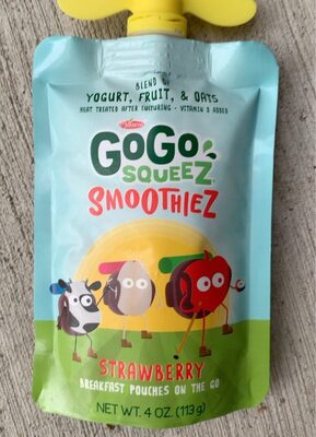 Strawberry Blend Of Yogurt, Fruit, & Oats Smoothiez, Strawberry