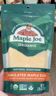 Maple Organic Granulated Sugar, Maple